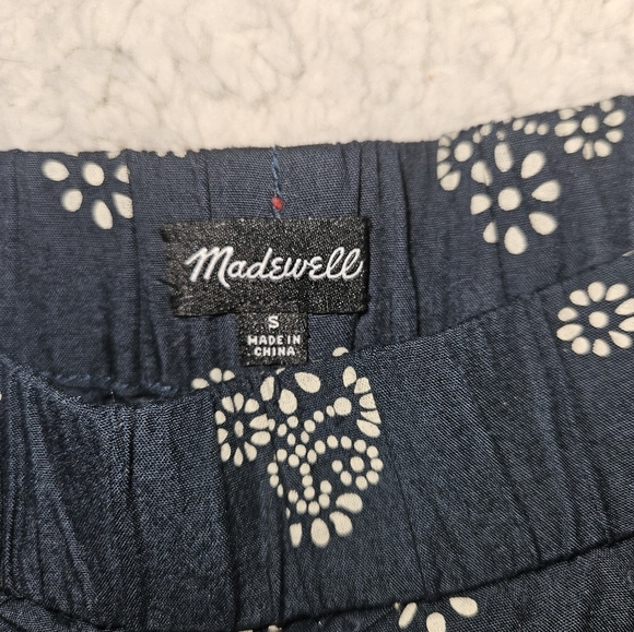 Madewell pull on elastic waist printed shorts size small - Picture 6 of 7